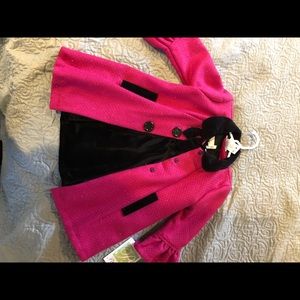 Jacket and black dress underneath. Size 2t and 4t.